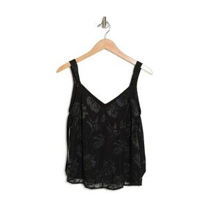 Rag & Bone Women's Colette Floral Silk Blend Cami In Black Size S $295